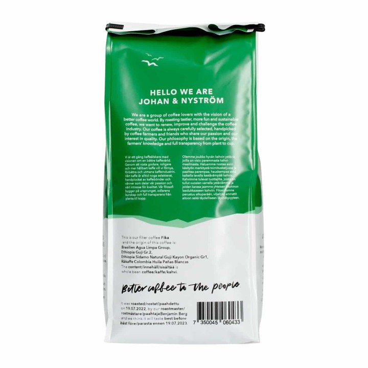 Johan & Nyström - Fika - Kawa ziarnista Filter 500g