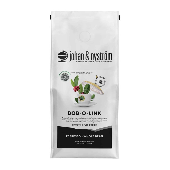 Johan & Nyström - Bob-o-link Espresso 500g