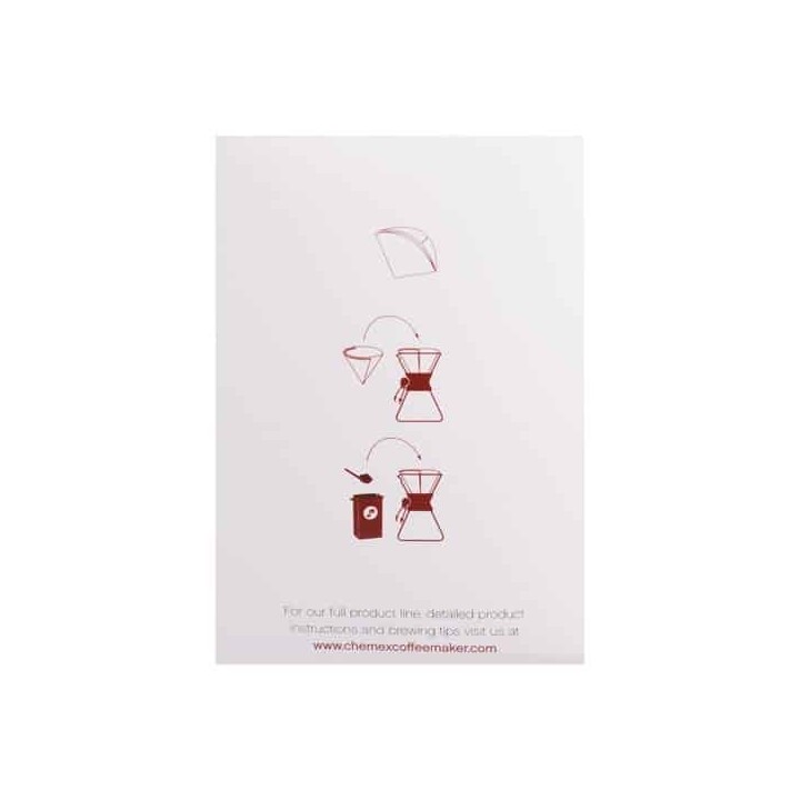 Chemex filtry papierowe okrągłe 6, 8, 10 filiżanek