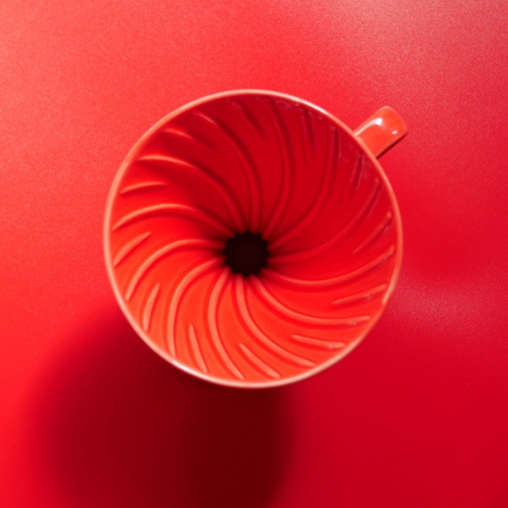 Hario ceramiczny Drip V60-02 Czerwony