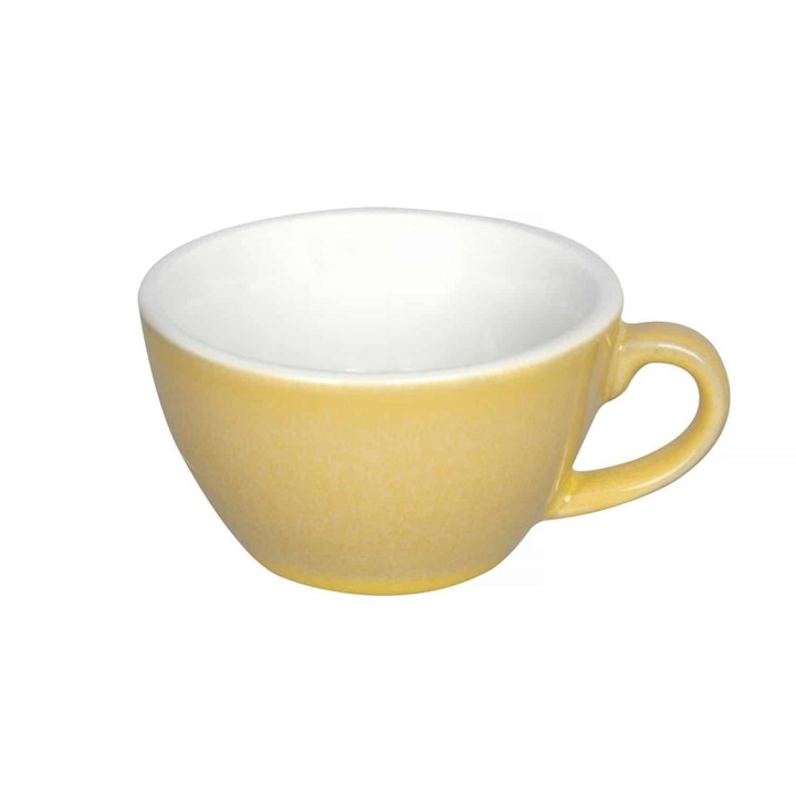 Loveramics Egg - Filiżanka i spodek Flat White 150 ml - Butter Cup