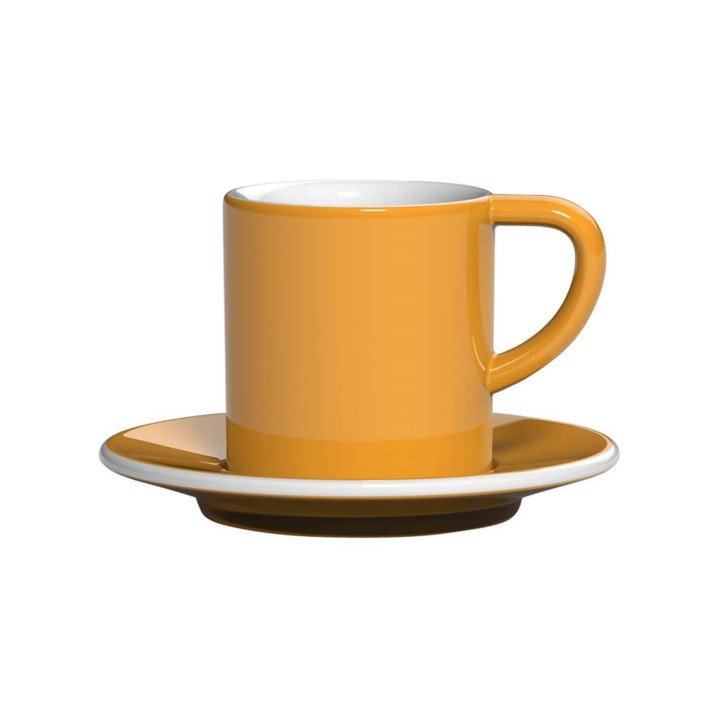 Loveramics Bond - Filiżanka i spodek Espresso 80 ml - Yellow