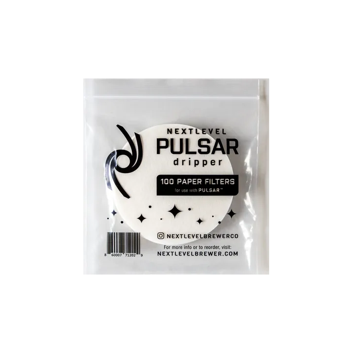 Nextlevel Pulsar filtry papierowe białe - 100 Sztuk