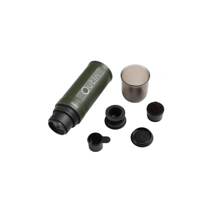 Outin - Nano Espresso Maker - Przenośny ekspres Forest Green