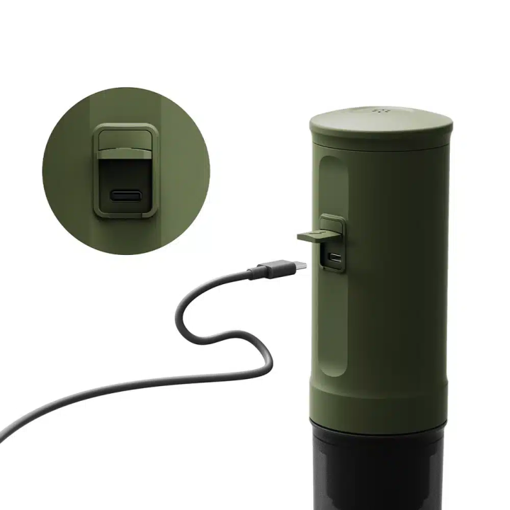 Outin - Nano Espresso Maker - Przenośny ekspres Forest Green