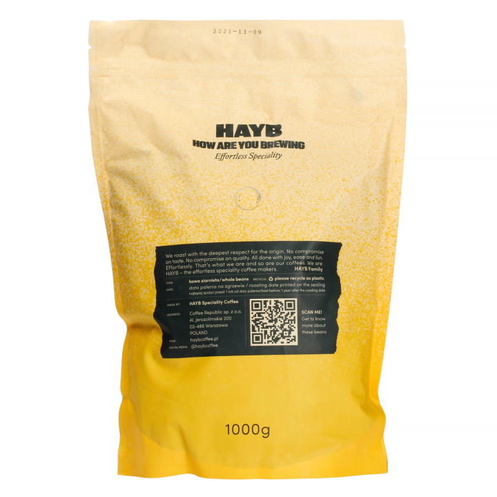 HAYB - Kawa ziarnista Yellow Espresso Blend 1kg