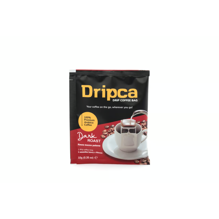 Dripca - mocno palona, kawa w saszetkach