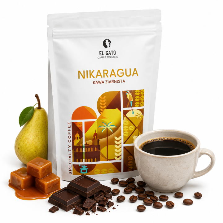 EL GATO - Nikaragua El Diablo, kawa ziarnista 1kg
