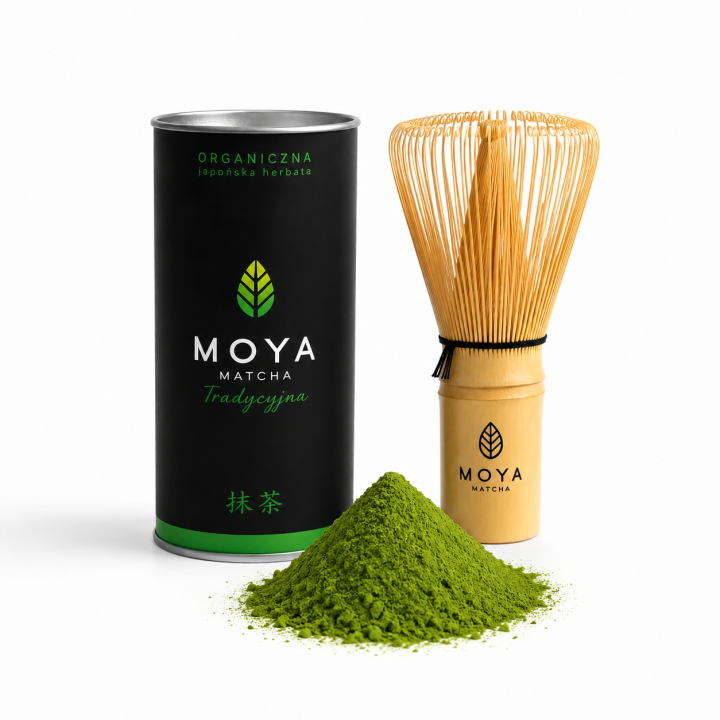 Moya - Matcha i chasen zestaw
