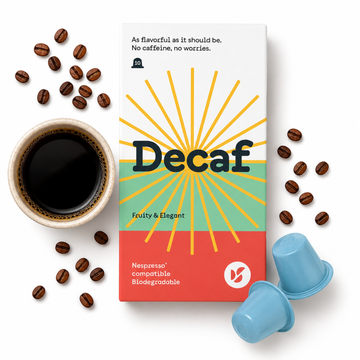Doubleshot - kawa w kapsułkach bezkofeinowa Decaf - 10 kapsułek