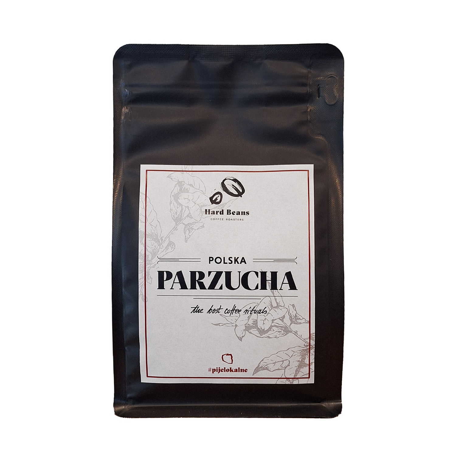 kawa-hard-beans-parzucha-2025-01-1 Hard Beans - Polska Parzucha - Kawa ziarnista 250g - obrazek 1