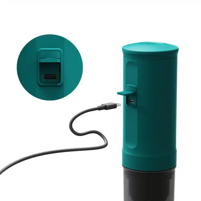 Outin - Nano Espresso Maker - Przenośny ekspres Teal - obrazek 4