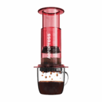 AeroPress Clear Red - Zaparzacz do kawy czerwony