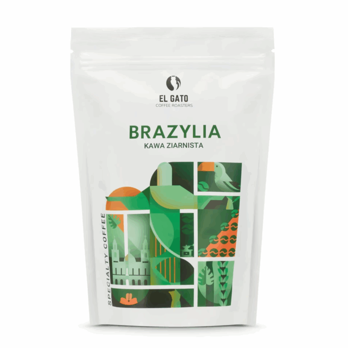 EL GATO - Brazylia Mogiana, kawa ziarnista 250g - obrazek 1
